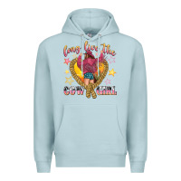 Blue Mist long live the cowgirl Premium Hoodie - texasbilliewilder