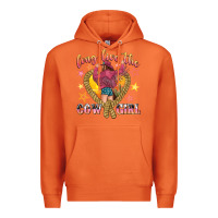 Carrot long live the cowgirl Premium Hoodie - texasbilliewilder