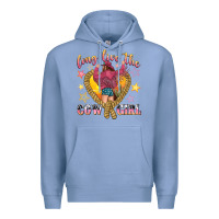Colony Blue long live the cowgirl Premium Hoodie - texasbilliewilder