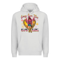 Dove Grey long live the cowgirl Premium Hoodie - texasbilliewilder