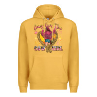 Mustard long live the cowgirl Premium Hoodie - texasbilliewilder