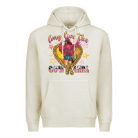 Oatmeal Heather long live the cowgirl Premium Hoodie - texasbilliewilder