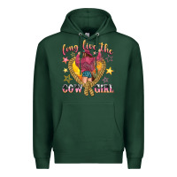 Sports Green long live the cowgirl Premium Hoodie - texasbilliewilder