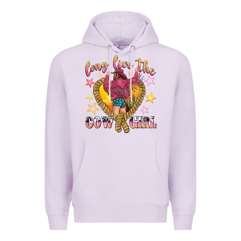 Long Live The Cowgirl Premium Hoodie by texasbilliewilder | Teevron