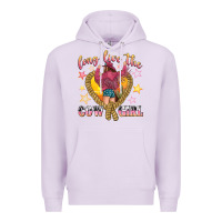 Lilac long live the cowgirl Premium Hoodie - texasbilliewilder