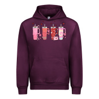 Mauve Wine obsessive cup disorder valentines day Urban Hoodie - MaliasSmallBusiness