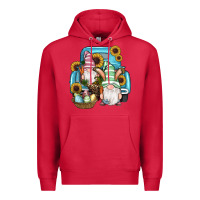 Cardinal Easter Gnomes Egg Sunflowers Truck Premium Hoodie - RanaPortraitStore