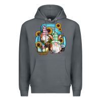 Rock Easter Gnomes Egg Sunflowers Truck Premium Hoodie - RanaPortraitStore