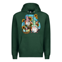 Sports Green Easter Gnomes Egg Sunflowers Truck Premium Hoodie - RanaPortraitStore