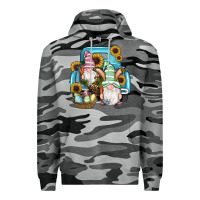 Slate Camo Easter Gnomes Egg Sunflowers Truck Premium Hoodie - RanaPortraitStore