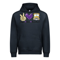 Navy peace love bus driver Urban Hoodie - MaliasSmallBusiness