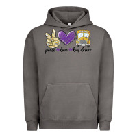 Pigment Tornado peace love bus driver Urban Hoodie - MaliasSmallBusiness