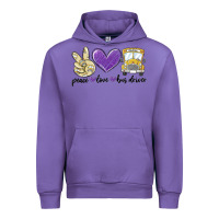 Tulip peace love bus driver Urban Hoodie - MaliasSmallBusiness