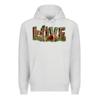 Dove Grey love camping Premium Hoodie - texasbilliewilder