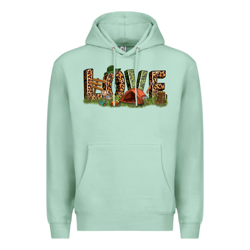 Love Camping Premium Hoodie by texasbilliewilder | Teevron