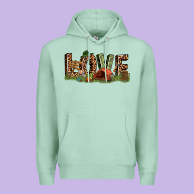 Premium Hoodie love camping