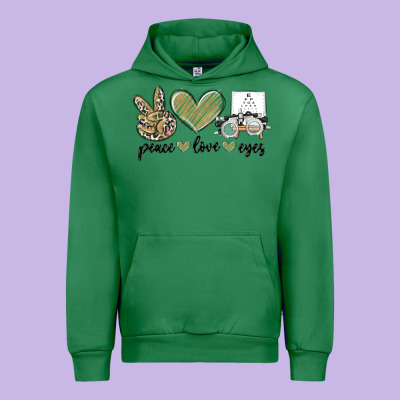 Urban Hoodie peace love eyes