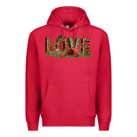 Cardinal love camping Premium Hoodie - texasbilliewilder