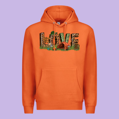 Premium Hoodie love camping