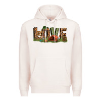 Pale Pink love camping Premium Hoodie - texasbilliewilder