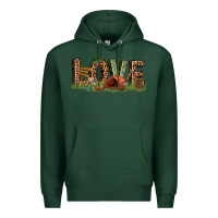Sports Green love camping Premium Hoodie - texasbilliewilder