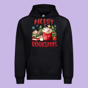 Merry Booksmas Urban Hoodie Designed By Maliassmallbusiness