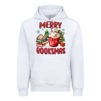 White merry booksmas Urban Hoodie - MaliasSmallBusiness