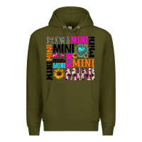 Army Green mini gemstone sunflower Premium Hoodie - texasbilliewilder
