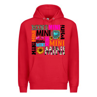 Red mini gemstone sunflower Premium Hoodie - texasbilliewilder