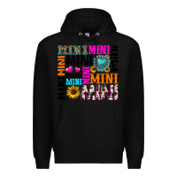 Black mini gemstone sunflower Premium Hoodie - texasbilliewilder