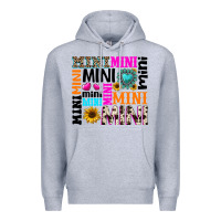 Heather Grey mini gemstone sunflower Premium Hoodie - texasbilliewilder