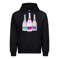 Black pop clink fizz champagne bubbly Urban Hoodie - MaliasSmallBusiness