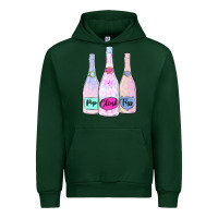 Forest Green pop clink fizz champagne bubbly Urban Hoodie - MaliasSmallBusiness