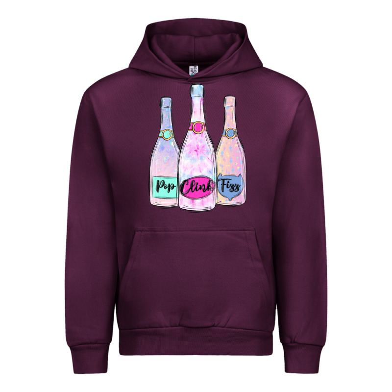 Pop Clink Fizz Champagne Bubbly Urban Hoodie by MaliasSmallBusiness | Teevron