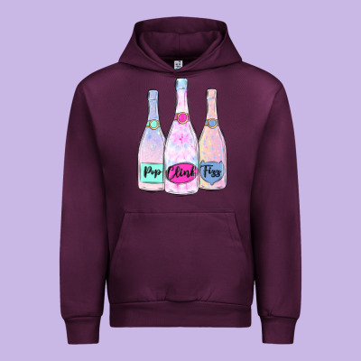 Urban Hoodie pop clink fizz champagne bubbly