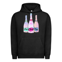 Pigment Black pop clink fizz champagne bubbly Urban Hoodie - MaliasSmallBusiness