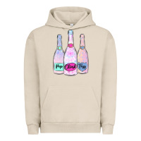 Pigment French Oak pop clink fizz champagne bubbly Urban Hoodie - MaliasSmallBusiness