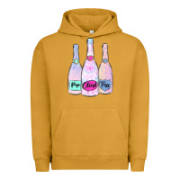 Pigment Peanut Butter pop clink fizz champagne bubbly Urban Hoodie - MaliasSmallBusiness