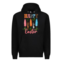Black Happy Easter Premium Hoodie - RanaPortraitStore