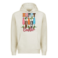 Oatmeal Heather Happy Easter Premium Hoodie - RanaPortraitStore