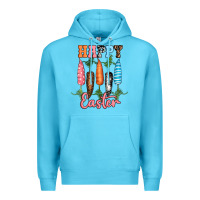 Ocean Blue Happy Easter Premium Hoodie - RanaPortraitStore