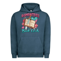 Pigment Midnight Navy romantasy book club Urban Hoodie - MaliasSmallBusiness