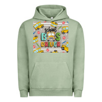 Pigment Oil Green school bus driver Urban Hoodie - MaliasSmallBusiness