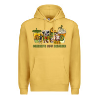 Antique Gold Obsessive cow disorder coffee cups Premium Hoodie - texasbilliewilder