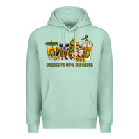 Seafoam Obsessive cow disorder coffee cups Premium Hoodie - texasbilliewilder