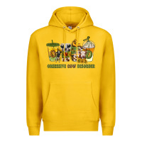 Lemon Obsessive cow disorder coffee cups Premium Hoodie - texasbilliewilder