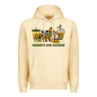 Pina Colada Obsessive cow disorder coffee cups Premium Hoodie - texasbilliewilder