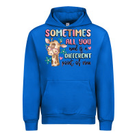 Cobalt sometimes all you need is a different point of  vi Urban Hoodie - MaliasSmallBusiness
