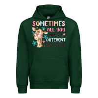 Forest Green sometimes all you need is a different point of  vi Urban Hoodie - MaliasSmallBusiness
