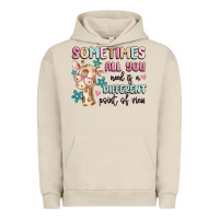 Pigment French Oak sometimes all you need is a different point of  vi Urban Hoodie - MaliasSmallBusiness